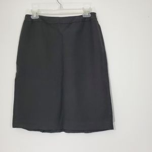 Linda Allard/Ellen Tracy Brown Linen Skirt, Size 6